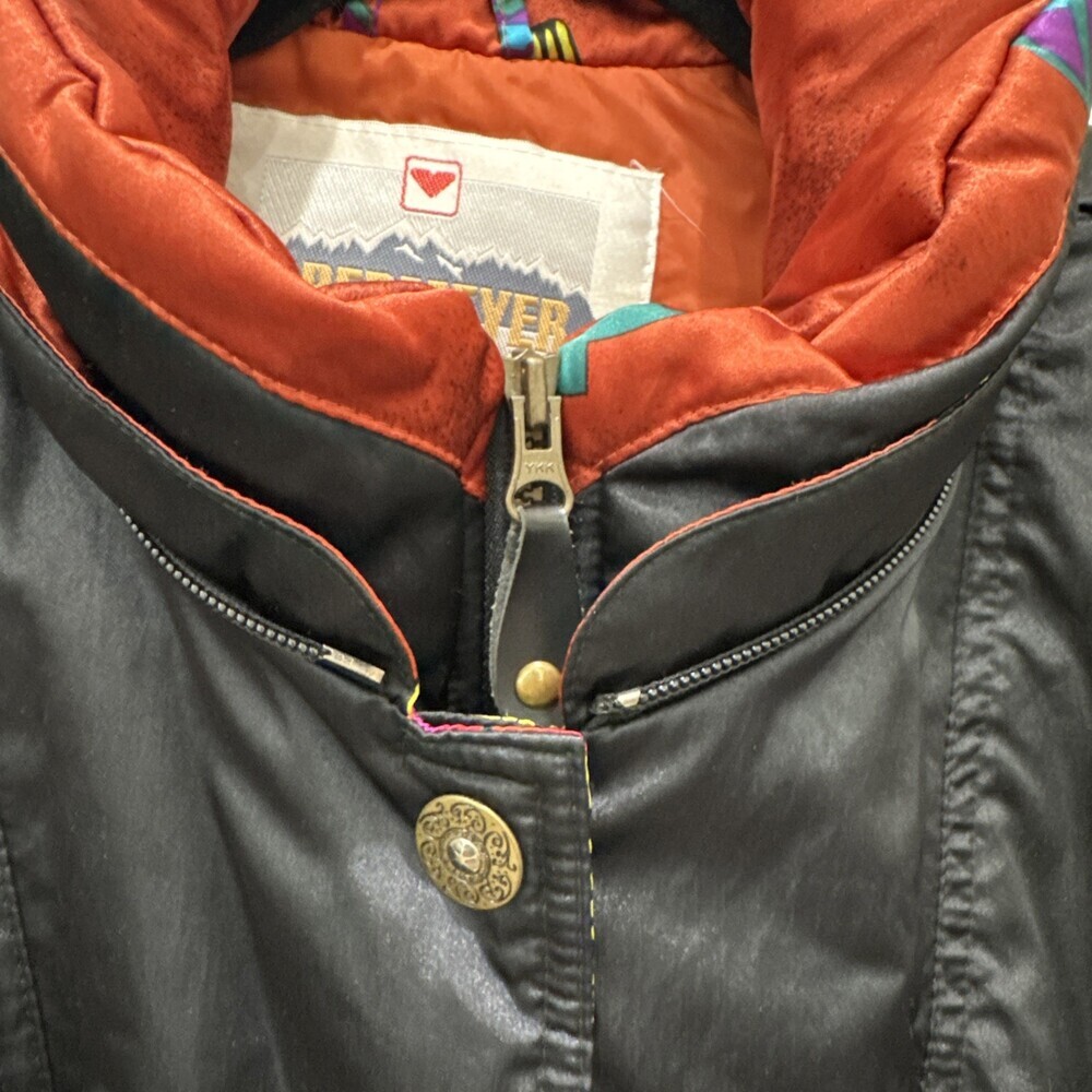 Vintage Obermeyer Women’s Ski Jacket Size 10 Medium Retro Winter Snowboard Coat - Picture 5 of 12